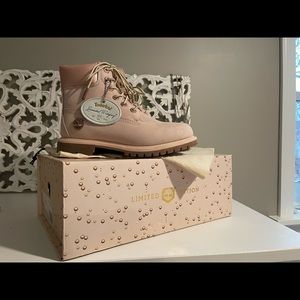 Limited Edition Baby Pink Timberland Boots